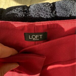 Loft petite ankle skinny dress pant